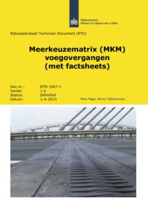 Rtd1007 1; 2013 meerkeuze matrix voegovergangen v1.0