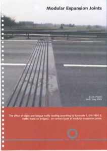 The effect on static and fatique traffic loading acc to eurocode 1 on modular expansion joints