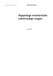 Rapport inventarisatie voegovergangen
