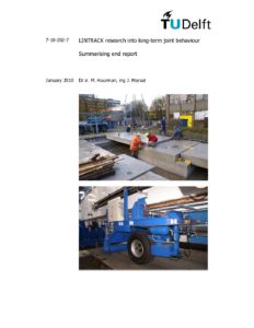 Lintrack final voeg eindrapport 16 01 10