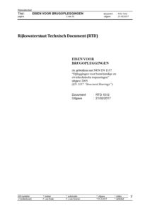 Rtd1012 eisen voor brugopleggingen 2017