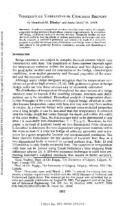 1983 temperature variations in concrete bridges
