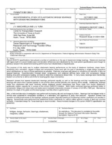 1995 an expermental study of elastomeric bridge bearings