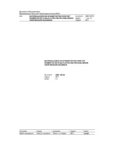 Nbd00720 versie 1.0 materiaaleisen en afnametesten voor oplegblokken