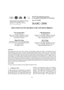 Discussion of pot bearing for concrete bridge