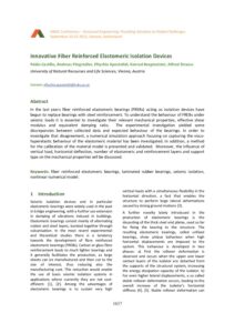Innovation fiber reinforced elastomeric isolation devices