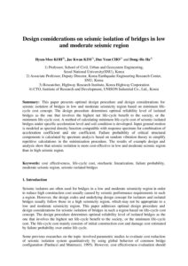 Design considerations on seismic isolation of bridges in low and moderate seismic region
