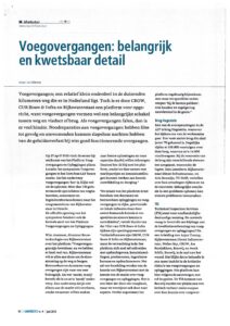 Voegovergangen: belangrijk en kwetsbaar detail
