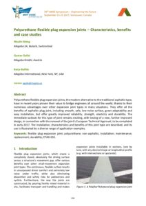 Polyurethane flexible plug expansion joints