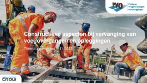 Themabijeenkomst constructieve aspecten praktijkonderzoek wandelende opleggingen