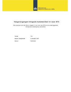 Objectrapportage integrale kunstwerken A73 v4