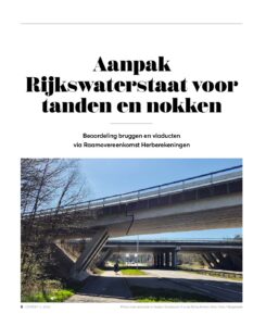 Aanpak RWS voor tanden en nokken