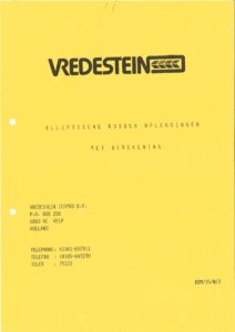 Elliptische rubber opleggingen met berekening