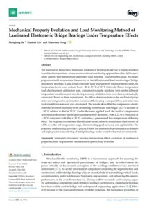 2026 Mechanical Property Evolution and Load Monitoring Method of Laminated Elastomeric Bridge Bearings Under Temperature Effects